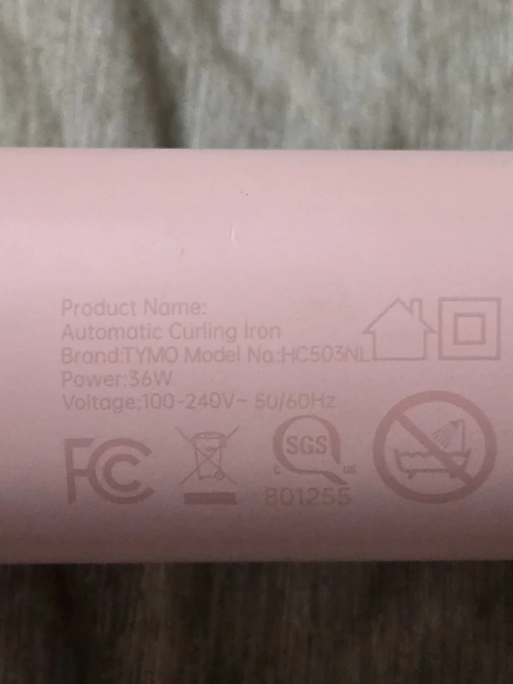 TYMO ROTATING curling Iron